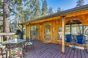 9 Mi to Bass Lake Cabin with Fire Pit in Wishon!